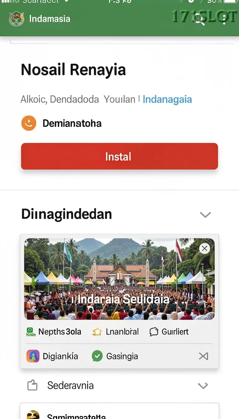 Cuplikan layar G9VIP — menu navigasi